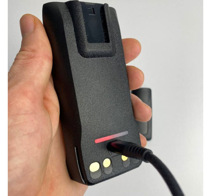 Акумулятор для рації Motorola на 5000 mAh з Type-c роз'ємом для R7a, R7 NKP, R7 FKP, CP250, PR400.