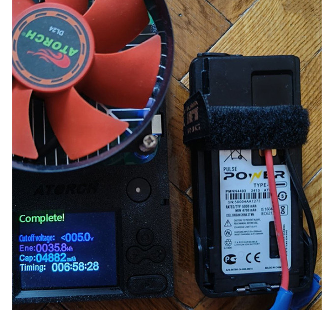 Акумулятор Pulse Power на 5000 mAh з Type-C для рації Motorola DP4400e, DP4800e, DP4401e, DP4801e