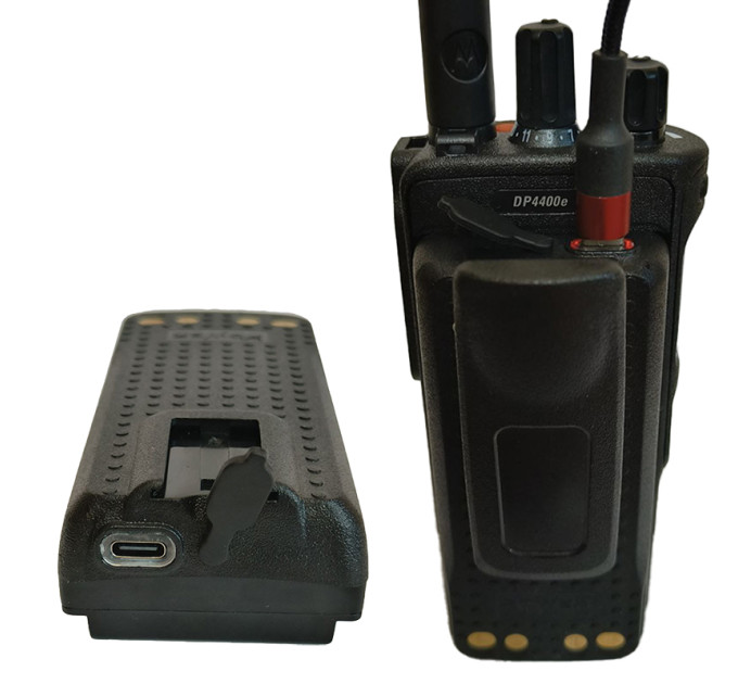 Акумулятор Pulse Power на 5000 mAh з Type-C для рації Motorola DP4400e, DP4800e, DP4401e, DP4801e