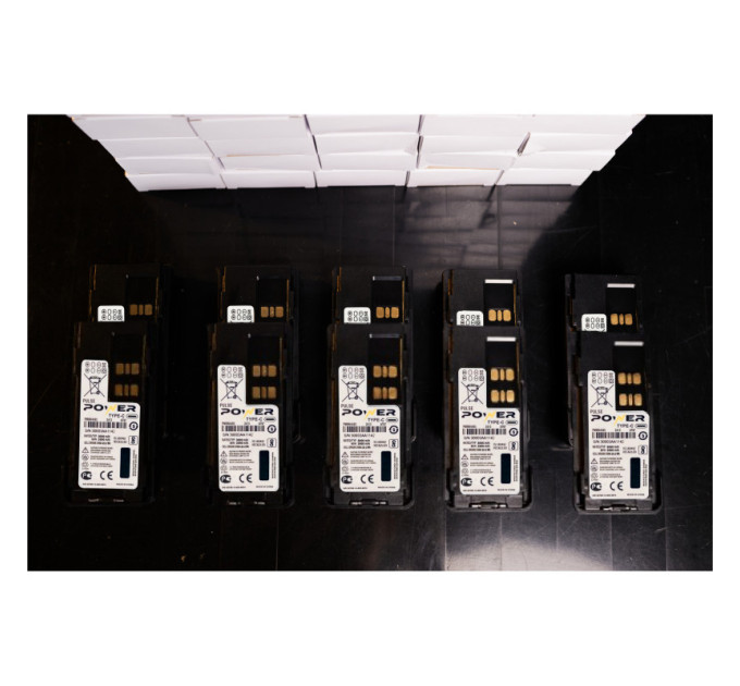 Аккумуляторы для раций Motorola на 3000 mAh с разъемом Type-C, DP4400е, DP4600е, DP4800е, 10 шт.