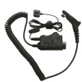 Перехідник гарнітура PTT EARMOR M52 для Motorola DP4400, DP4600, DP4800
