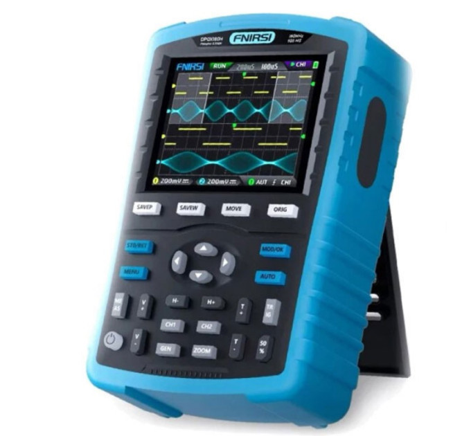 Портативный цифровой осциллограф FNIRSI DPOX180H с встроенным генератором