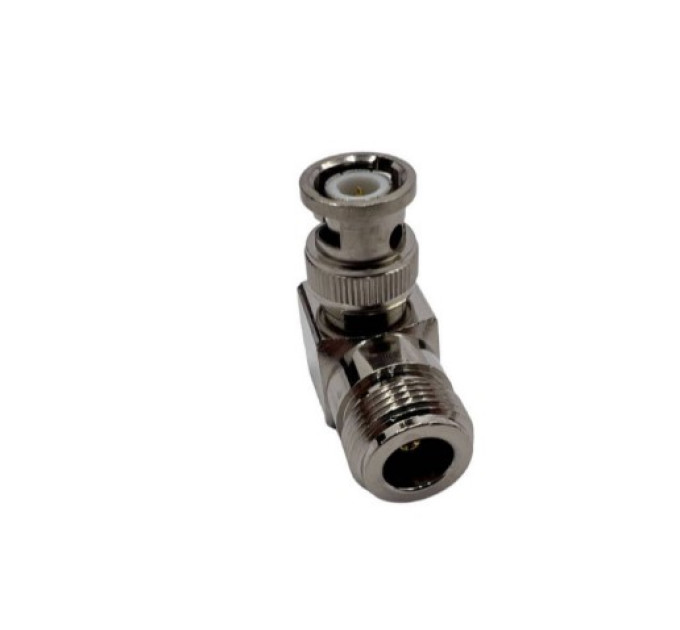 Переходник BNC-Male - N-Type-Female 90°(коннектор папа-мама) угловой Переходник BNC-Male - N-Type-Female 90°(коннектор папа-мама) угловой