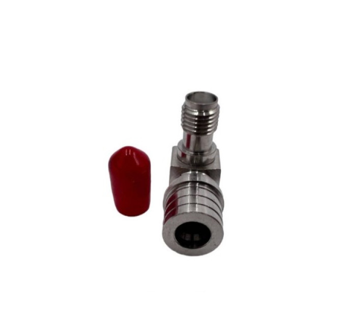 Переходник QMA-Male - SMA-Female 90°(коннектор папа - мама) угловой Переходник QMA-Male - SMA-Female 90°(коннектор папа - мама) угловой