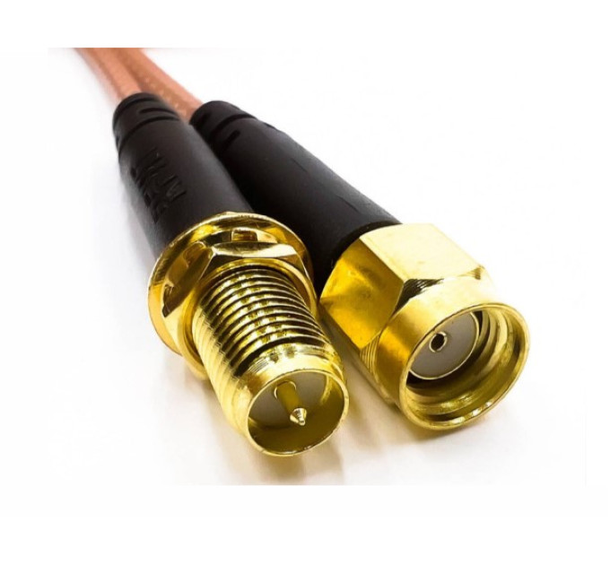 Пигтейл SMA-Female - SMA-Female ВЧ кабель переходник RG316 длинна 30 см Пигтейл SMA-Female - SMA-Female ВЧ кабель переходник RG316 длинна 30 см