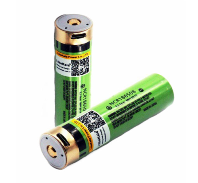 Акумулятор  із захистом 18650 Liitokala  високої ємності 3400 mAh, із USB Type C портом для зарядки (Lii-34B USB). 3.7V.