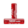 Акумулятор без захисту VapCell INR18650 F38 3800 mAh Red, Li-ion, високострумовий  (10А), високоємний.