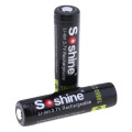 Акумулятор із захистом Soshine 18650 Li-Ion,  ємністю 3400 mAh