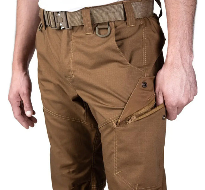 Тактические штаны SMILO cargo coyote rip-stop