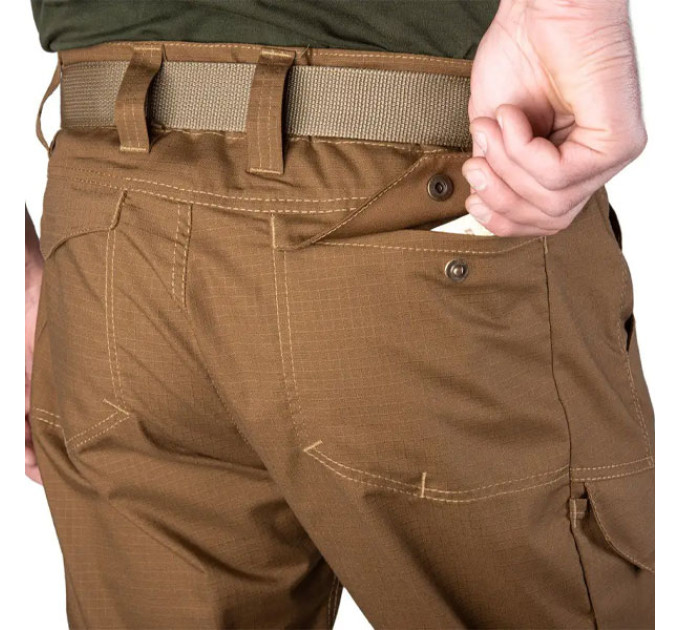 Тактические штаны SMILO cargo coyote rip-stop