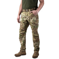 Тактические штаны SMILO cargo rip-stop multicam