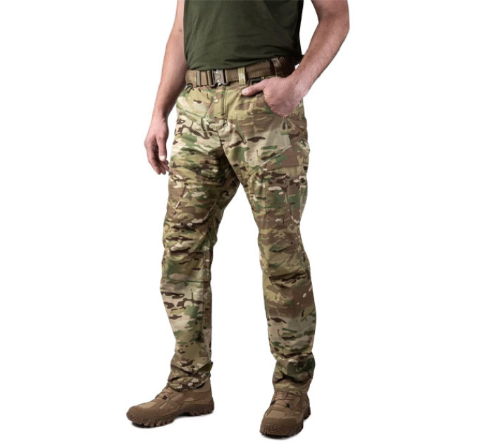 Тактические штаны SMILO cargo rip-stop multicam