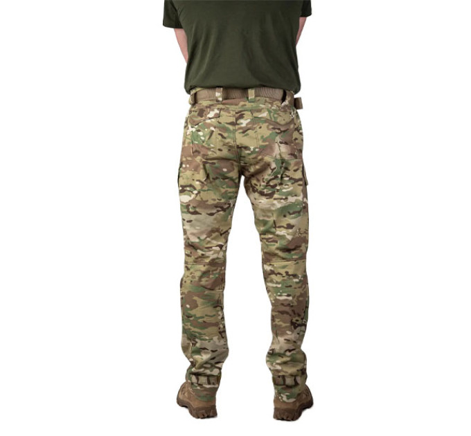 Тактические штаны SMILO cargo rip-stop multicam