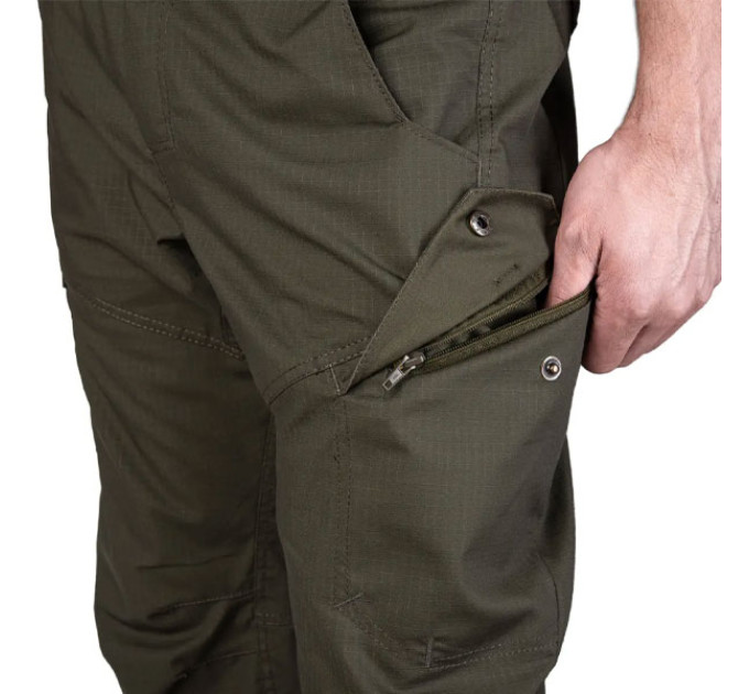 Тактические штаны SMILO cargo rip–stop оlive