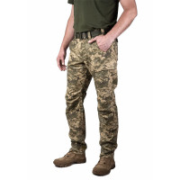Тактические штаны SMILO cargo rip-stop pixel