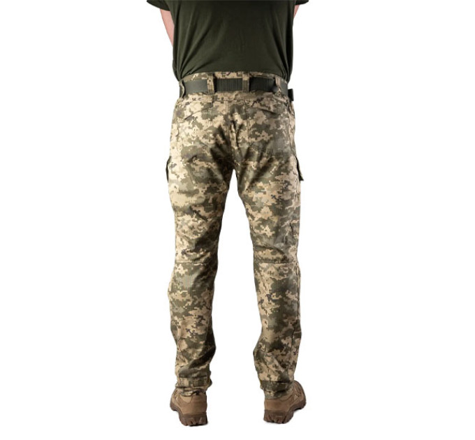 Тактические штаны SMILO cargo rip-stop pixel