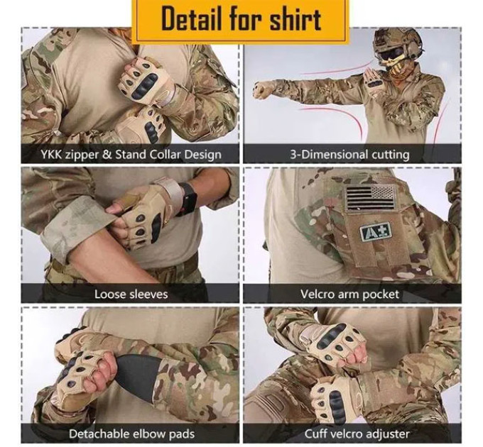 Бойовий комплект IDOGEAR G3 Combat Pants and Combat Shirt (UBACS)