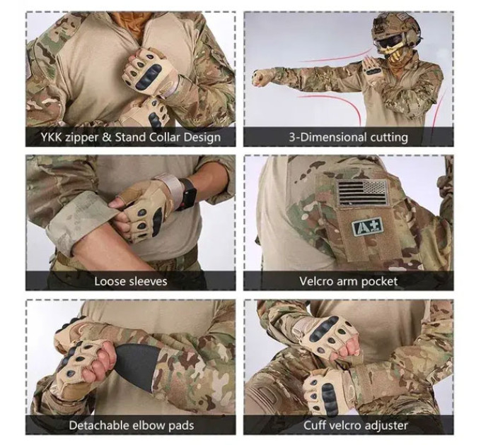 Бойова сорочка IDOGEAR G3 Combat shirt Ubacs