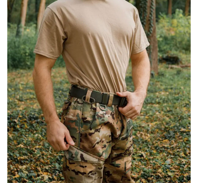 Тактические штаны SMILO cargo Softshell Multicam