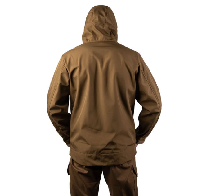 Тактическая куртка SMILO soft shell coyote