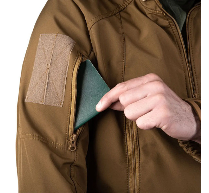 Тактическая куртка SMILO soft shell coyote