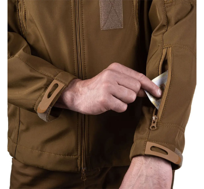 Тактическая куртка SMILO soft shell coyote