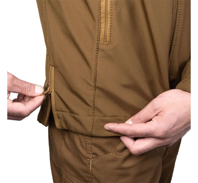 Тактическая куртка SMILO soft shell coyote