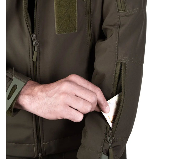 Тактическая куртка SMILO soft shell olive