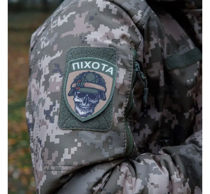 Зимняя куртка SMILO softshell omni heat pixel