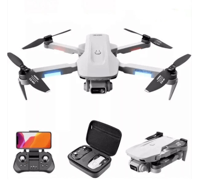 Квадрокоптер SJRC F8 з GPS, 6К камерою та додатковою камерою Ulta 4K, до 25 хвилин, до 1000м + кейс