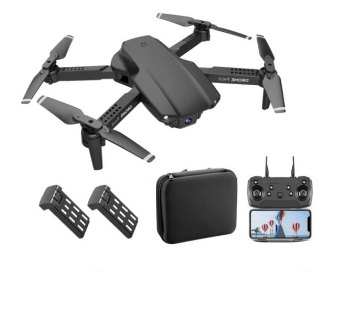 Квадрокоптер E99 Pro2 Black – дрон з 4K і HD камерами, FPV, до 20 хв. + кейс