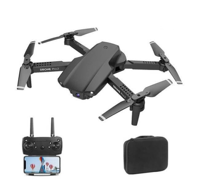 Квадрокоптер E99 Pro2 Black – дрон з 4K і HD камерами, FPV, до 20 хв. + кейс