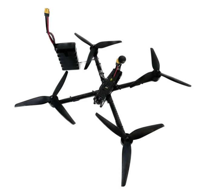 Fpv квадрокоптер 10 дюймів, дальність до 8-10 км, корисне навантаження до 2.5 кг, модуль Crossfire