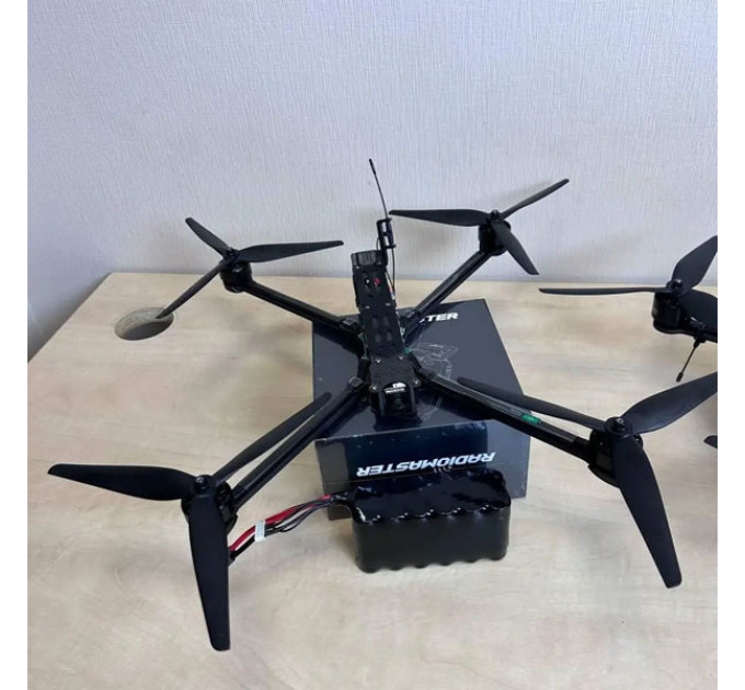 Fpv квадрокоптер 10 дюймів, дальність до 8-10 км, корисне навантаження до 2.5 кг, модуль Crossfire