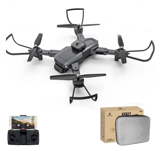 Квадрокоптер E99 Pro2 Grey  – дрон з 4K і HD камерами, FPV, до 20 хв. + кейс