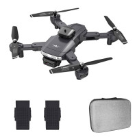 Квадрокоптер KF617 – 34 хв. польоту, дрон з 4K і HD камерами, датчиком виявлення перешкод на 360°, FPV, кейс + додатковий акумулятор Black edition