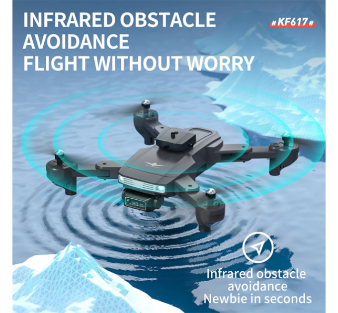 Квадрокоптер E99 Pro2 Grey  – дрон з 4K і HD камерами, FPV, до 20 хв. + кейс