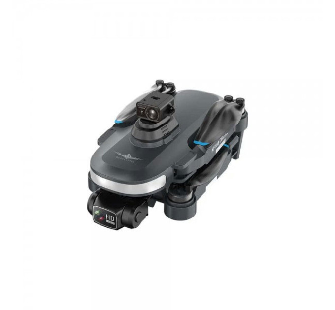 Квадрокоптер KF102 з GPS, камера 4К з 2-х осьовою стабілізацією, БК мотори, час польоту до 25 хв, радіус дії до 1200 м + кейс Orange