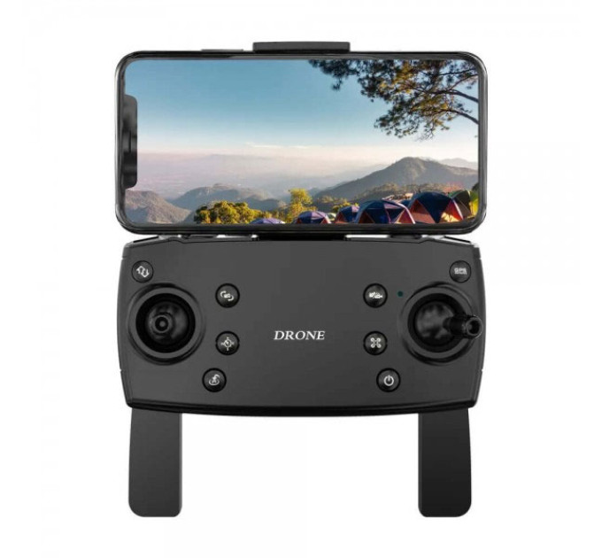 Квадрокоптер KF102 з GPS, камера 4К з 2-х осьовою стабілізацією, БК мотори, час польоту до 25 хв, радіус дії до 1200 м + кейс Orange