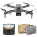 Квадрокоптер KF102 з GPS, камера 4К з 2-х осьовою стабілізацією, БК мотори, час польоту до 25 хв, радіус дії до 1200 м + кейс Orange