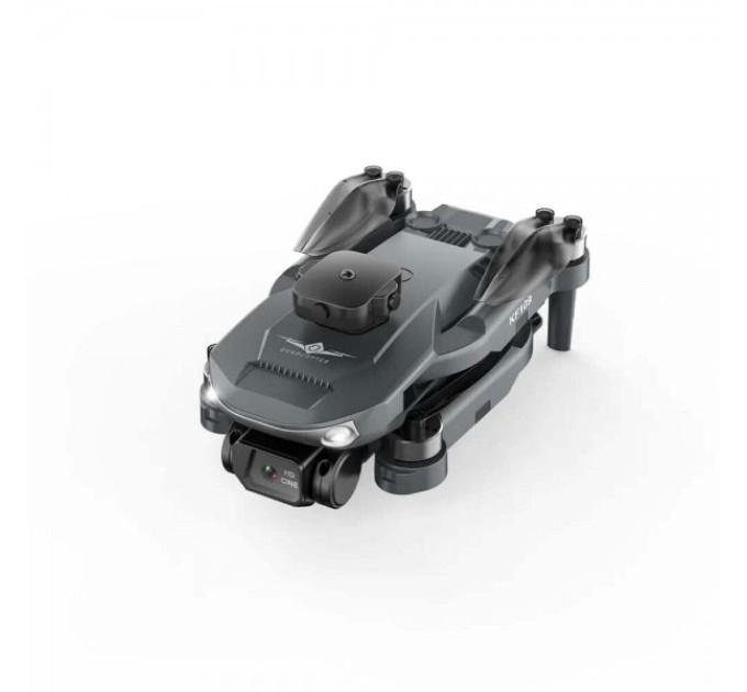 Квадрокоптер KF102 з GPS, камера 4К з 2-х осьовою стабілізацією, БК мотори, час польоту до 25 хв, радіус дії до 1200 м + кейс Orange