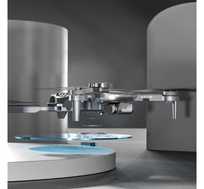 Квадрокоптер KF102 з GPS, камера 4К з 2-х осьовою стабілізацією, БК мотори, час польоту до 25 хв, радіус дії до 1200 м + кейс Orange