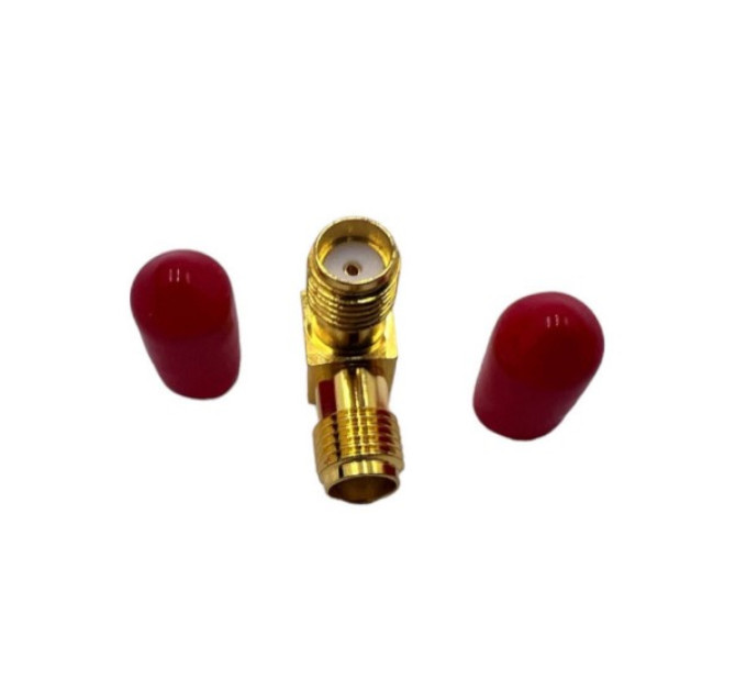 Переходник SMA-Female-SMA-Female 90°(коннектор мама - мама) угловой Переходник SMA-Female-SMA-Female 90°(коннектор мама - мама) угловой