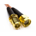 Пигтейл RP-SMA-Male - RP-SMA-Female ВЧ кабель переходник RG316 длинна 30 см