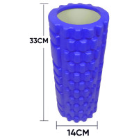 Ролик масажний EasyFit Grid Roller 33 см v.1.1 Синій S53-1163