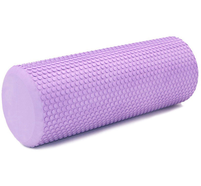 Ролик массажный EasyFit Foam Roller 30 см Сиреневый S53-1181