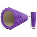 Ролик массажный EasyFit Grid Roller 45 см v.2.1 Фиолетовый S53-1187
