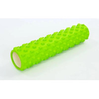 Ролик масажний EasyFit Grid Roller PRO 45 см Салатовий S53-1195