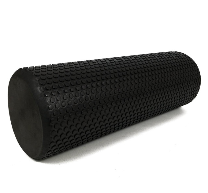 Ролик массажный EasyFit Foam Roller 45 см Черный S53-1198