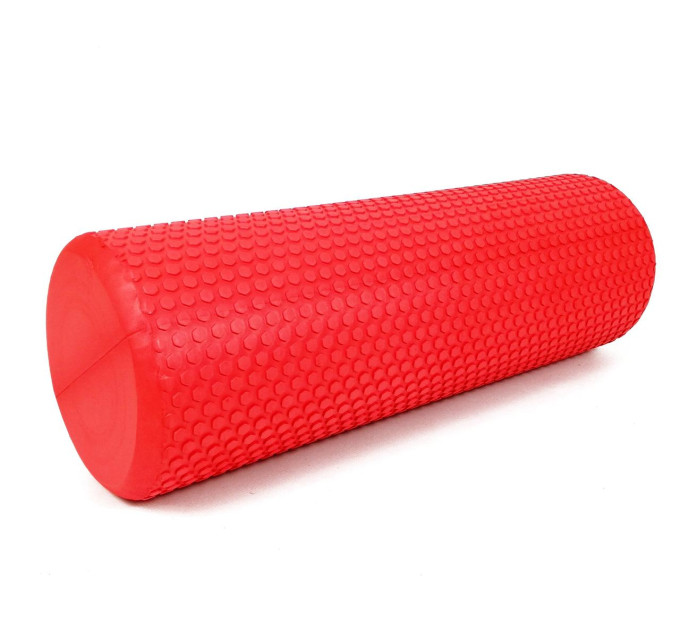 Ролик массажный EasyFit Foam Roller 45 см Красный S53-1202